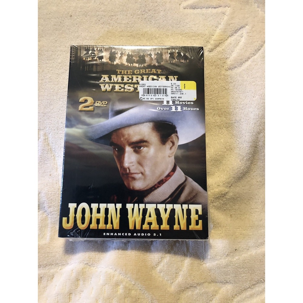 The Great American Western: John Wayne (DVD, 2003, 2-Disc Set) Sealed
